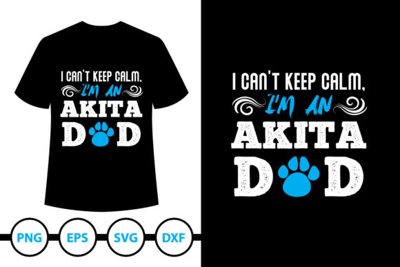 Reviewing Akita Dog T-Shirt Design 10 for Embroidery
