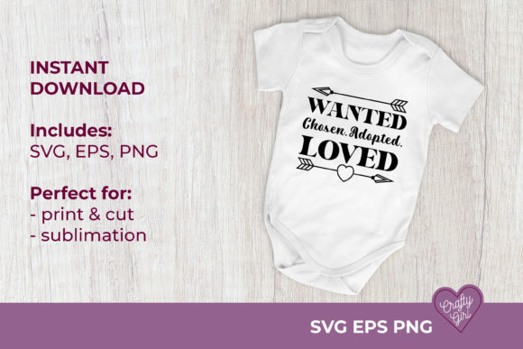 Reviewing the Wanted Chosen Adopted Loved Quote for Embroidery